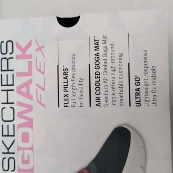 04400 Skechers Go Walk Flex Pink &amp; Lavender (Cali Sunset Mauve) Sneakers 7.5 NIB