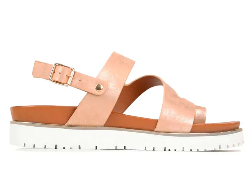 35466 Los Cabos Women's Carra Rose Gold Sandal