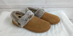 9M CHESTNUT A547103 Skechers Cozy Campfire Slippers with Faux Fur - Fresh Toast