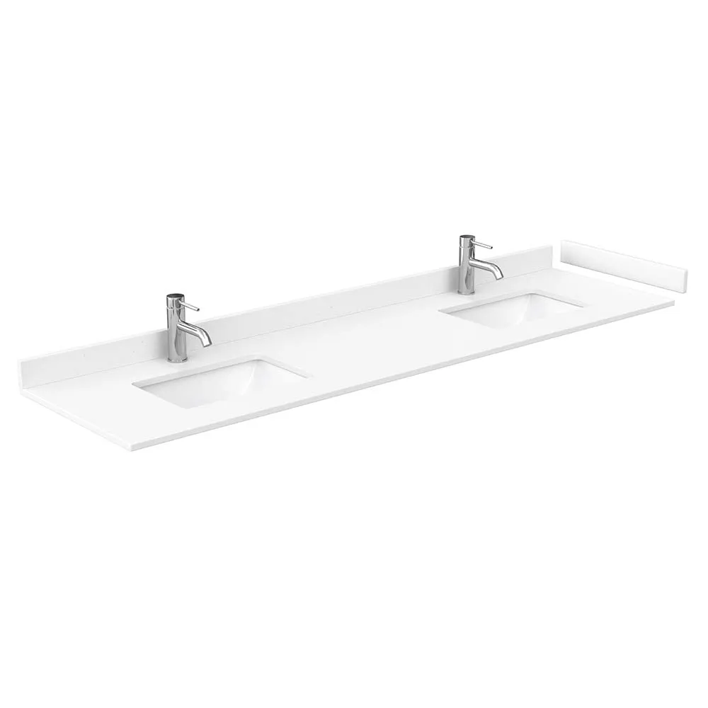 Acclaim 80 Inch Double Bathroom Vanity in White