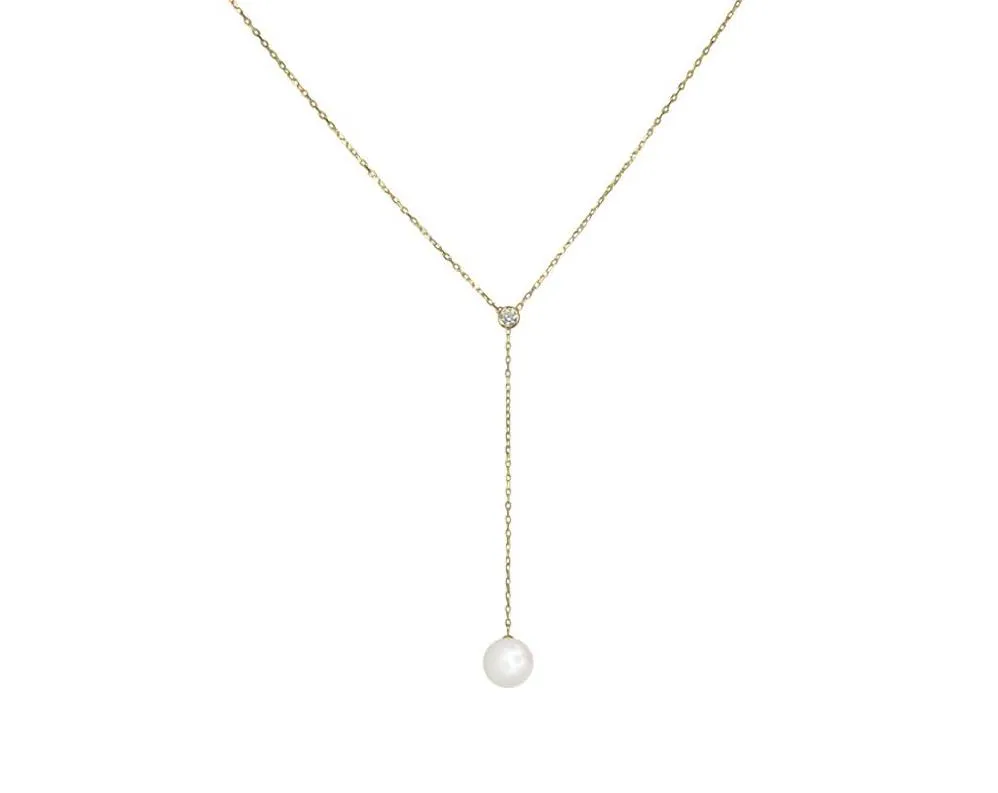 Adjustable Pearl Drop Pendant