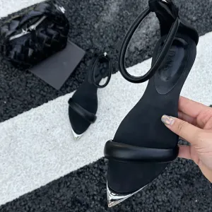 ADVBRIDGE  -  Sandals Women 2025 Simple Style One-strap Sandals FOr Girls Women Casual Slides Back Zip Cover Flat Wedges Heels Shoes Sandalias