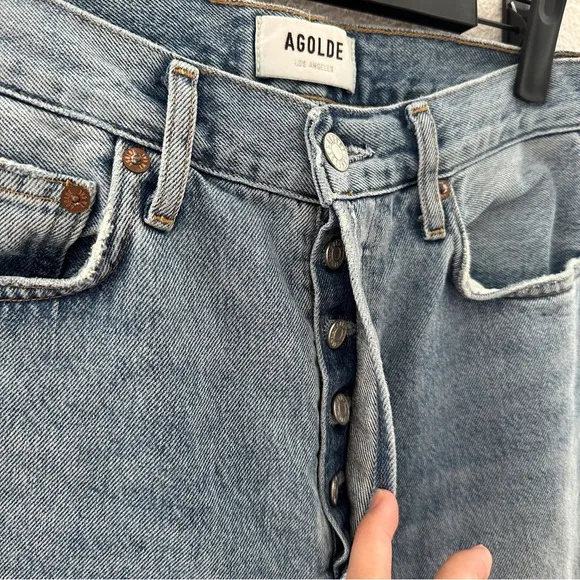 AGOLDE ‘Fen’ High Rise Relaxed Taper Jeans