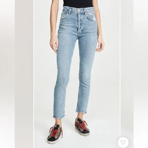 AGOLDE Nico High Rise Slim Fit Jeans 27