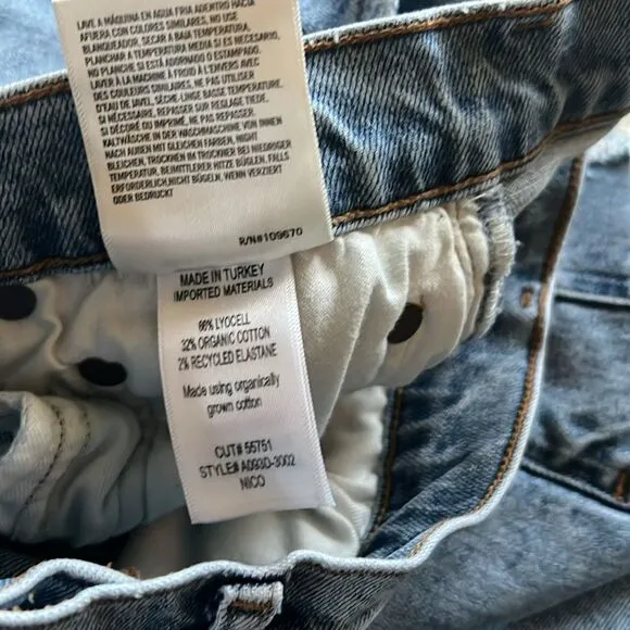 AGOLDE Nico High Rise Slim Fit Jeans 27