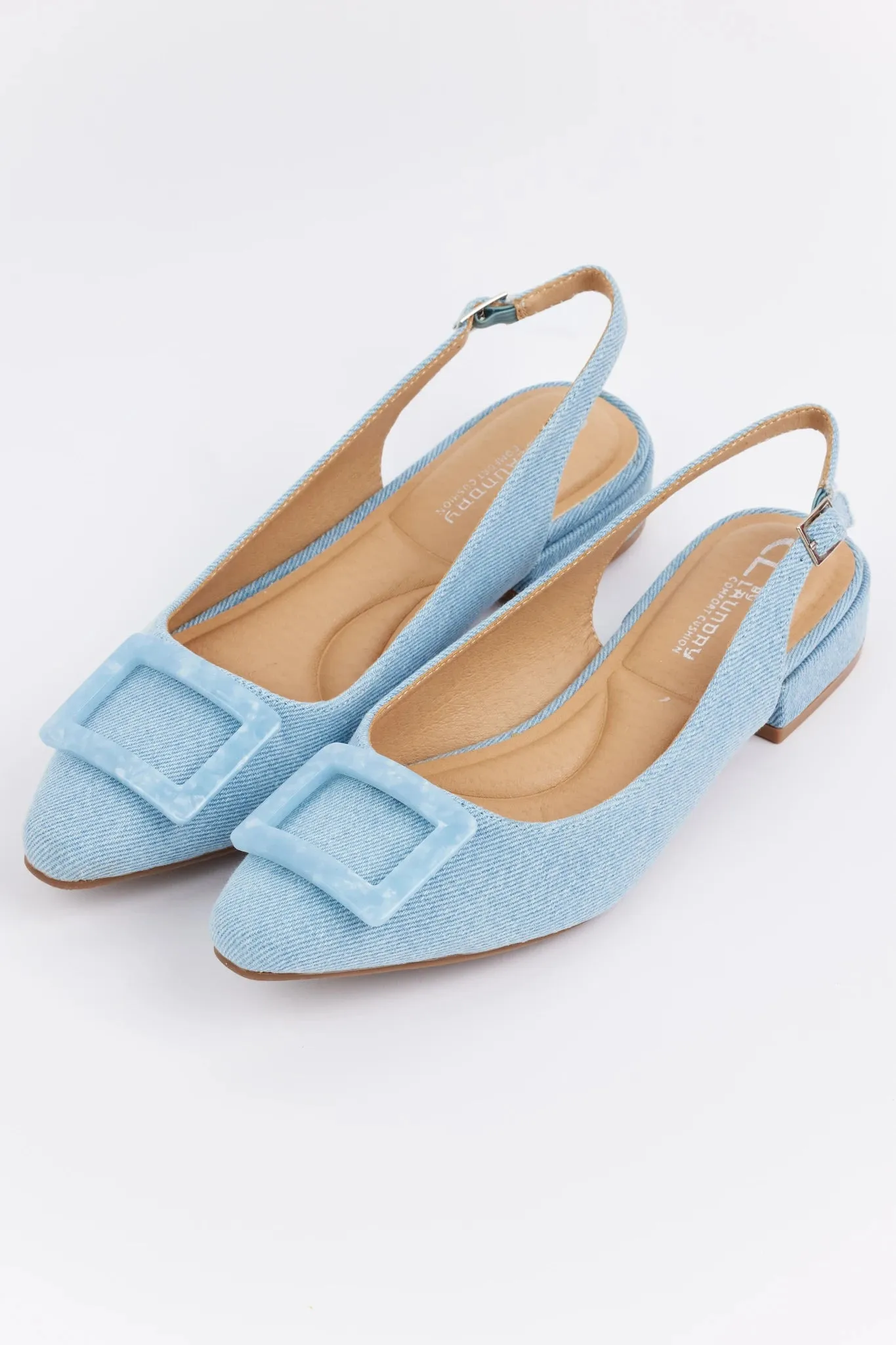 Angela Flats- Denim