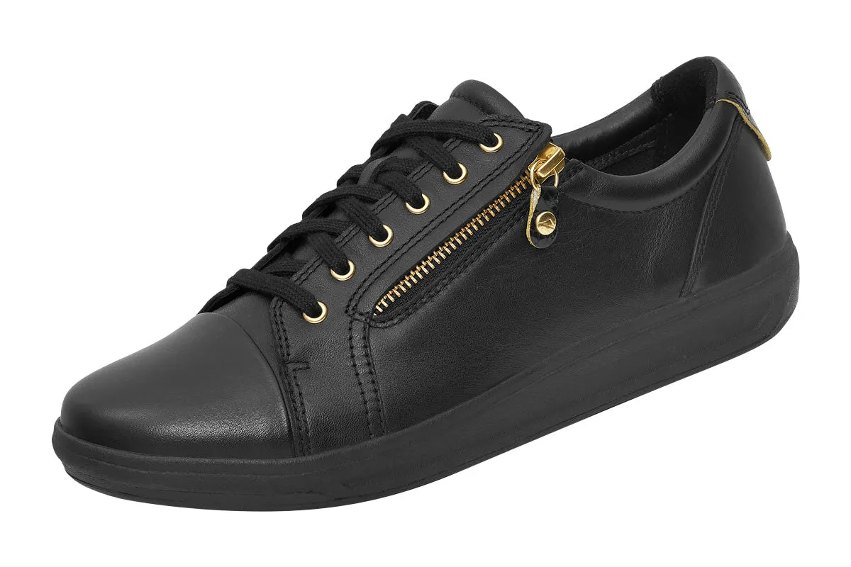 Ascent Stratus Zip C Black/Gold Womens