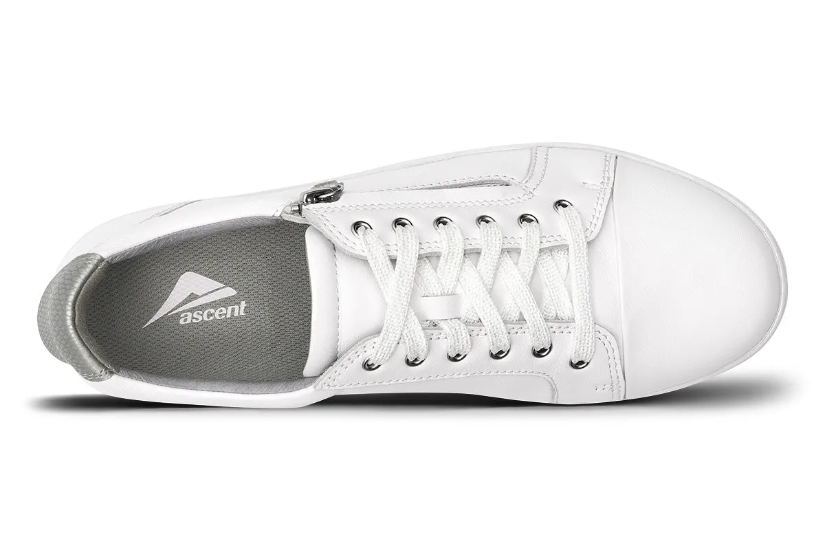 Ascent Stratus Zip C White Womens