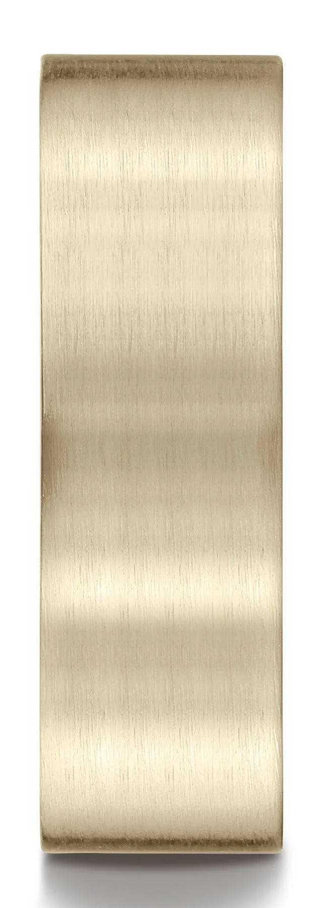 Benchmark 14k Yellow Gold 7mm Comfort-Fit Satin-Finished Carved Design Band, (Sizes 4-15)