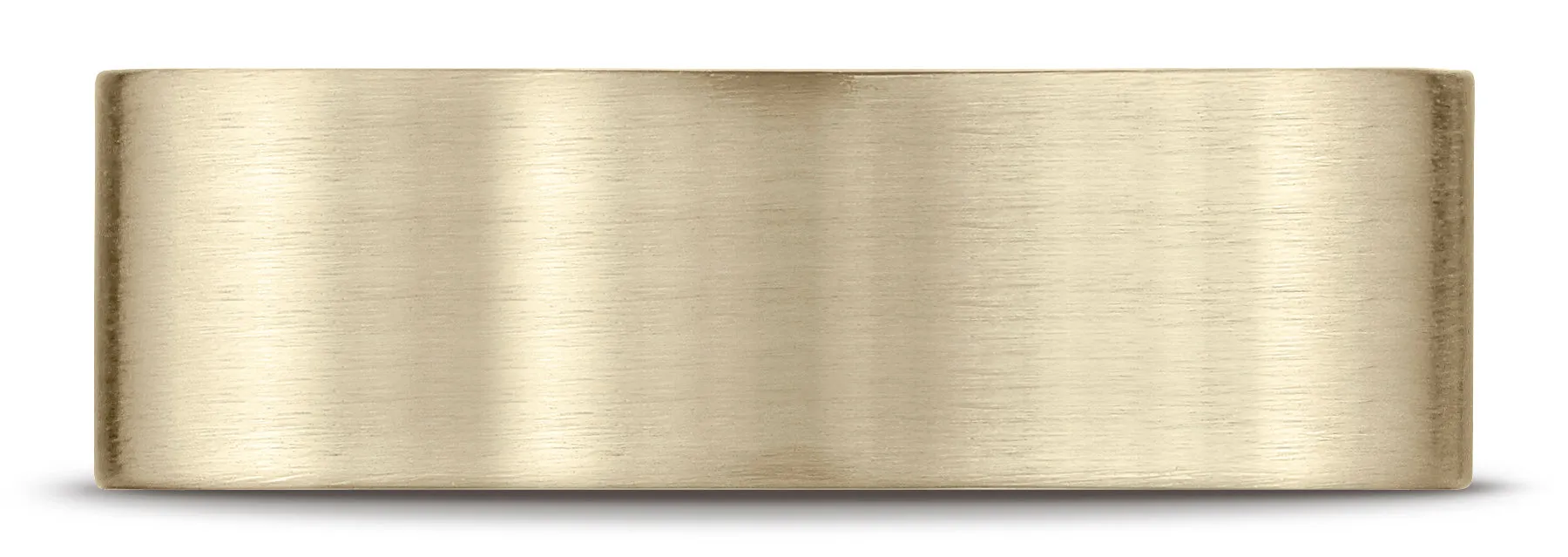 Benchmark 18k Yellow Gold 7mm Comfort-Fit Satin-Finished Carved Design Band, (Sizes 4-15)