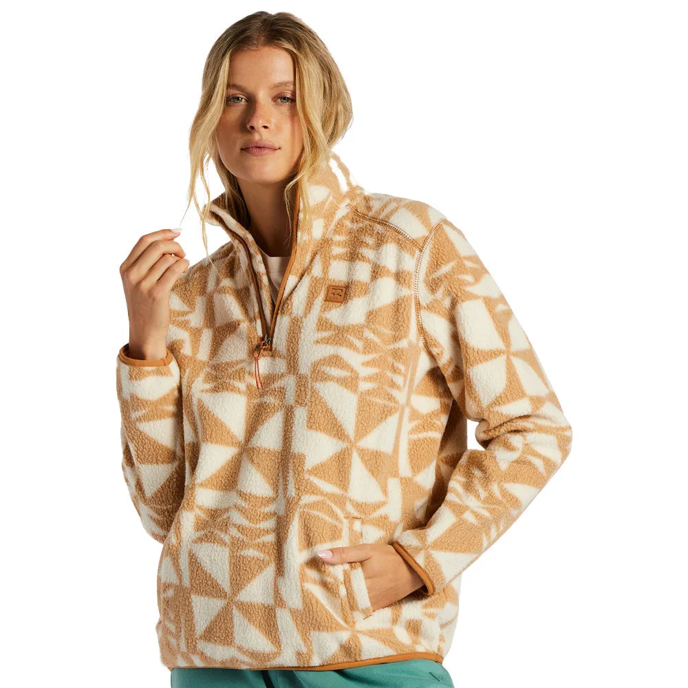 Billabong Womens Boundary Mock 3 Fleece
