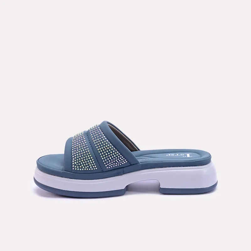 Blue Comfy Fancy Slippers 0413218