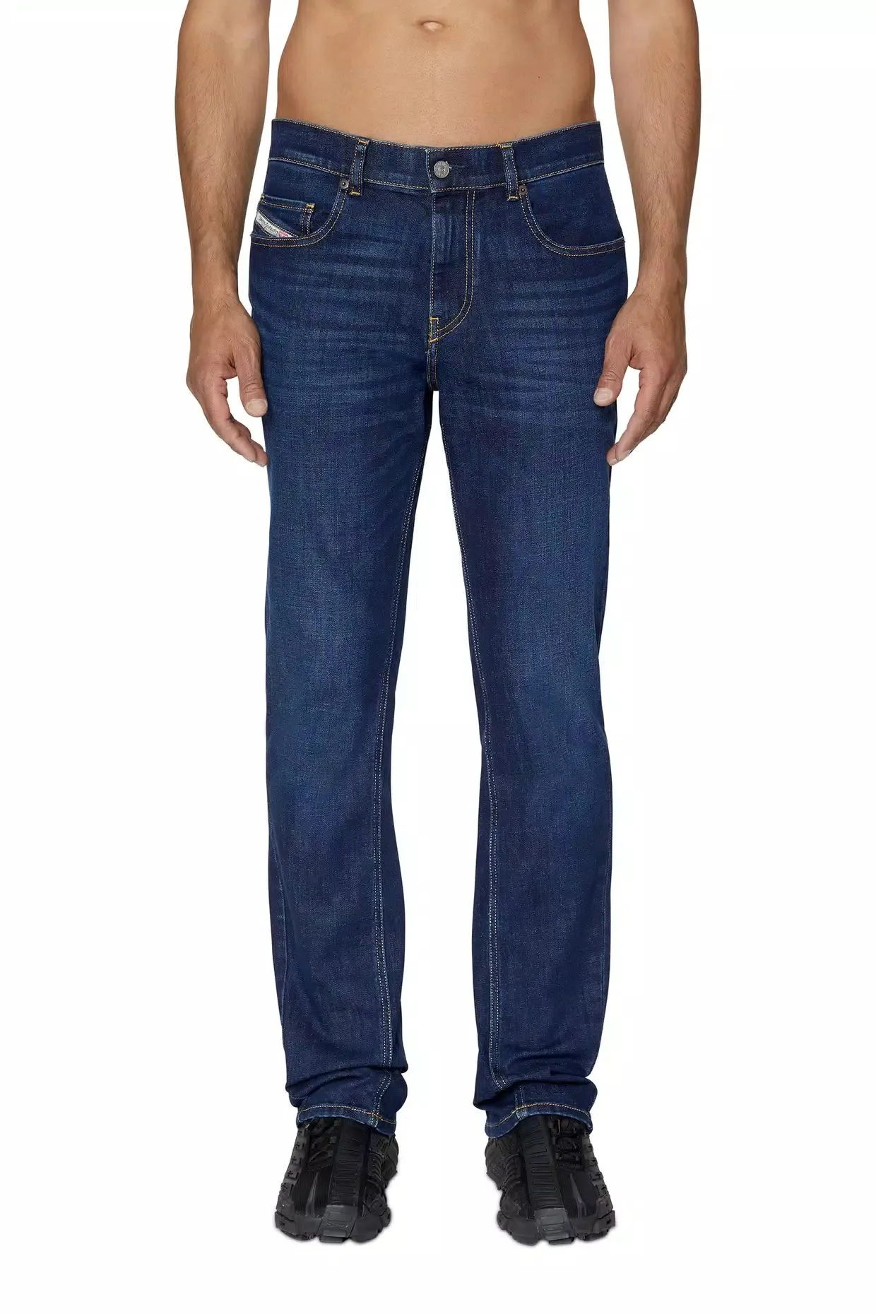 Bootcut Stretch Denim Jeans for Men – Classic Fit – Ethan
