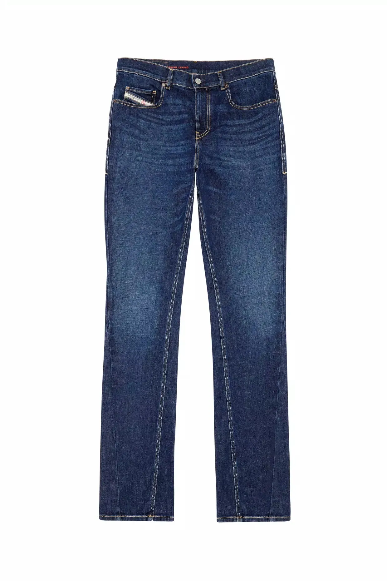 Bootcut Stretch Denim Jeans for Men – Classic Fit – Ethan