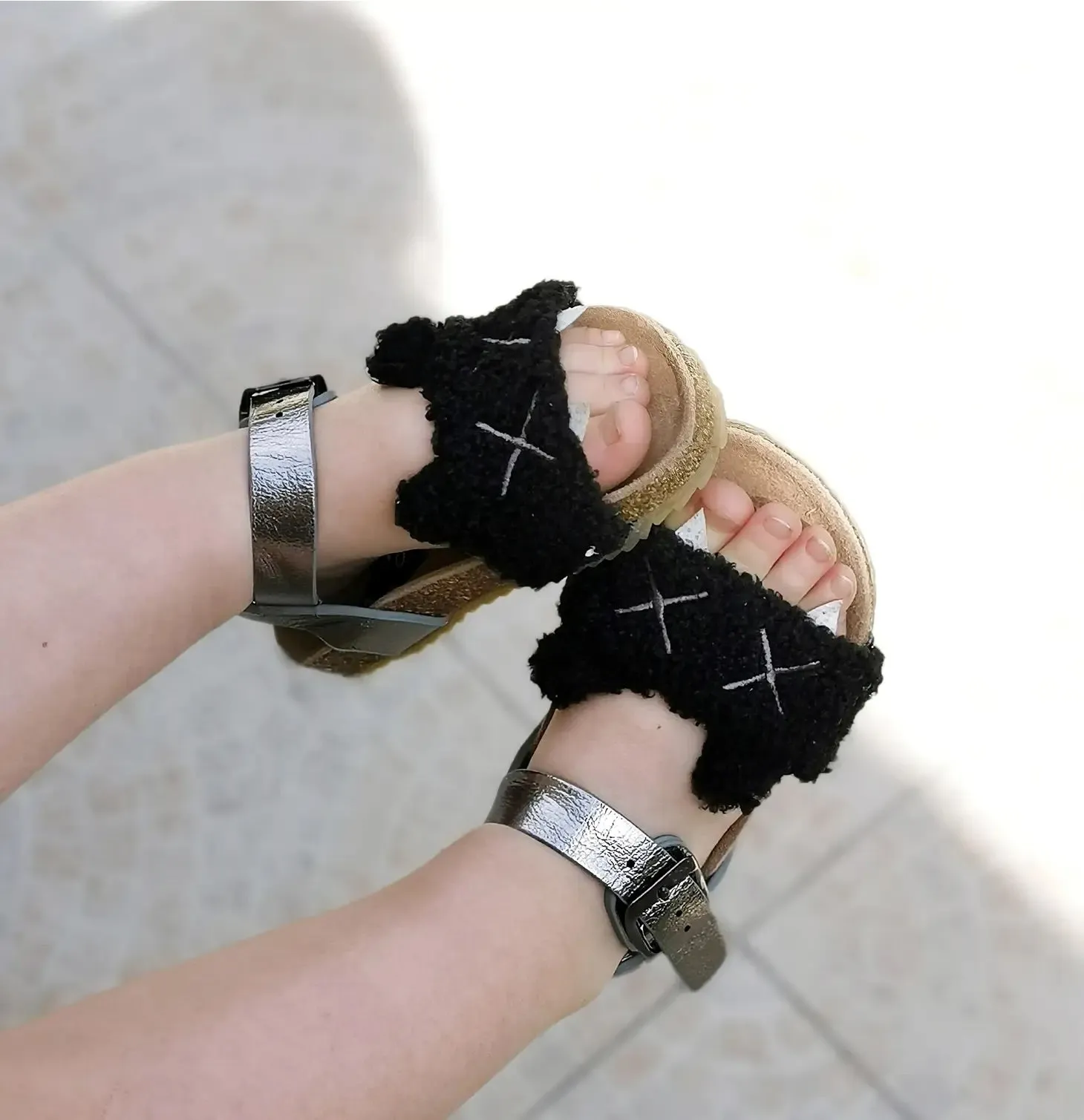 BOXBO Canine Cork Sandal - Black