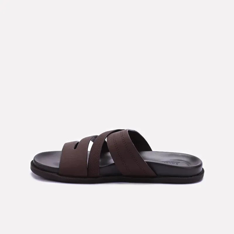 Brown Comfy Slides 0151082