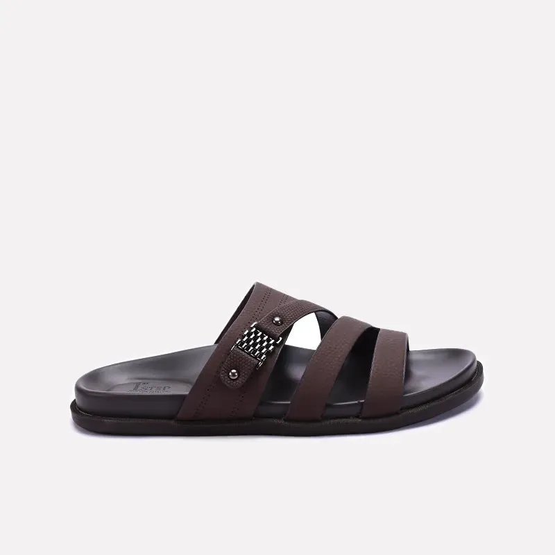 Brown Comfy Slides 0151082