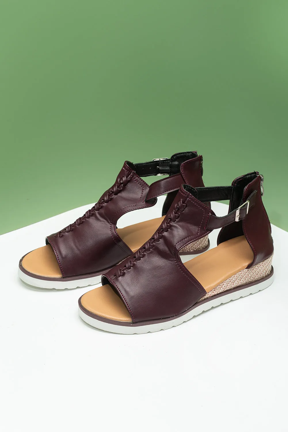 Buckle Strap Platform Sandals