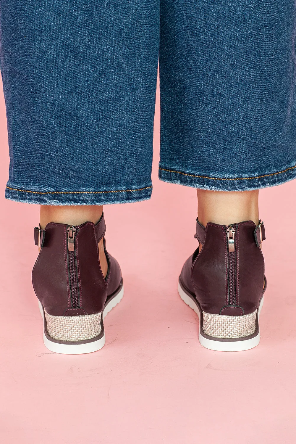 Buckle Strap Platform Sandals