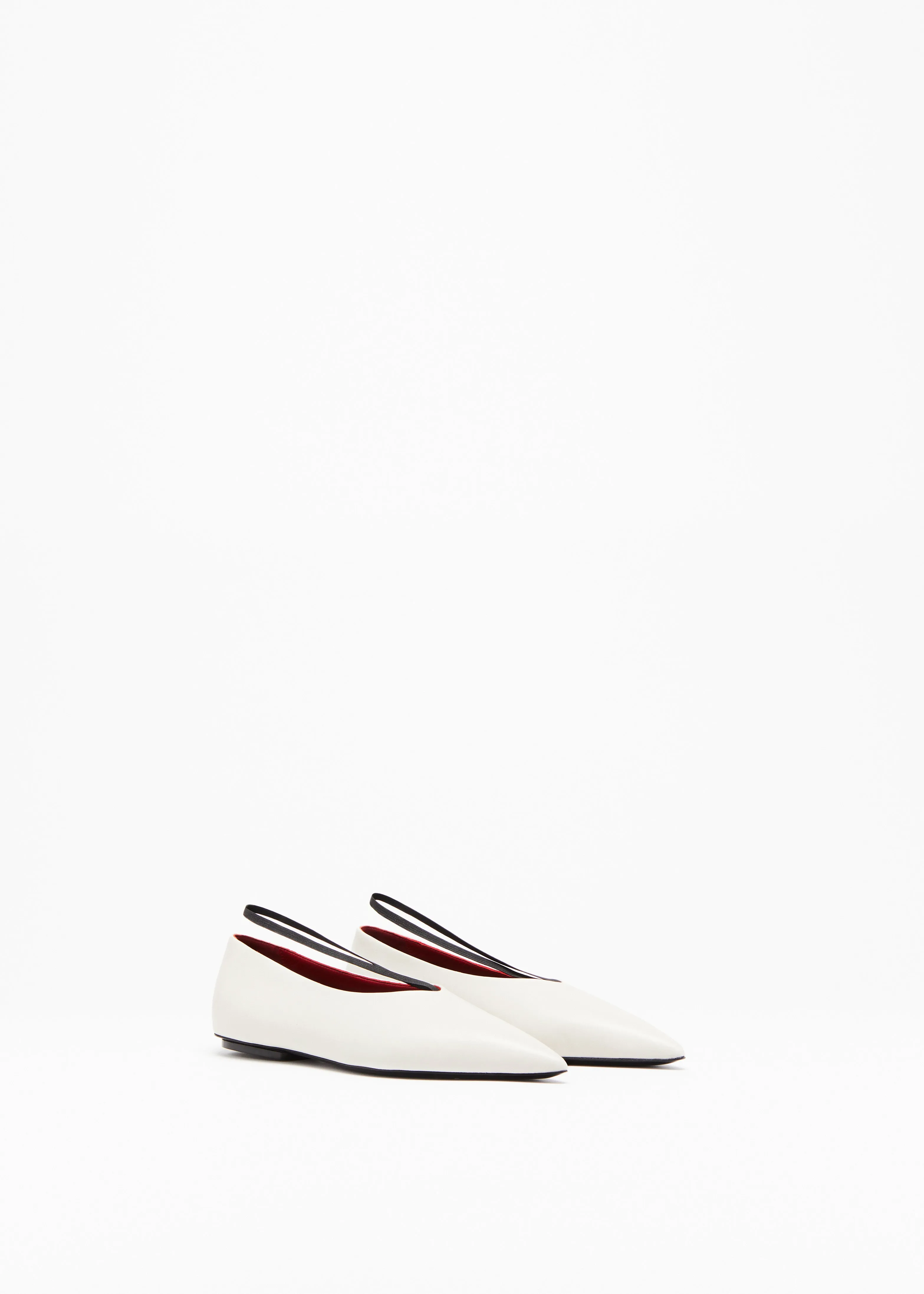BUTTER LEATHER BALLET FLATS