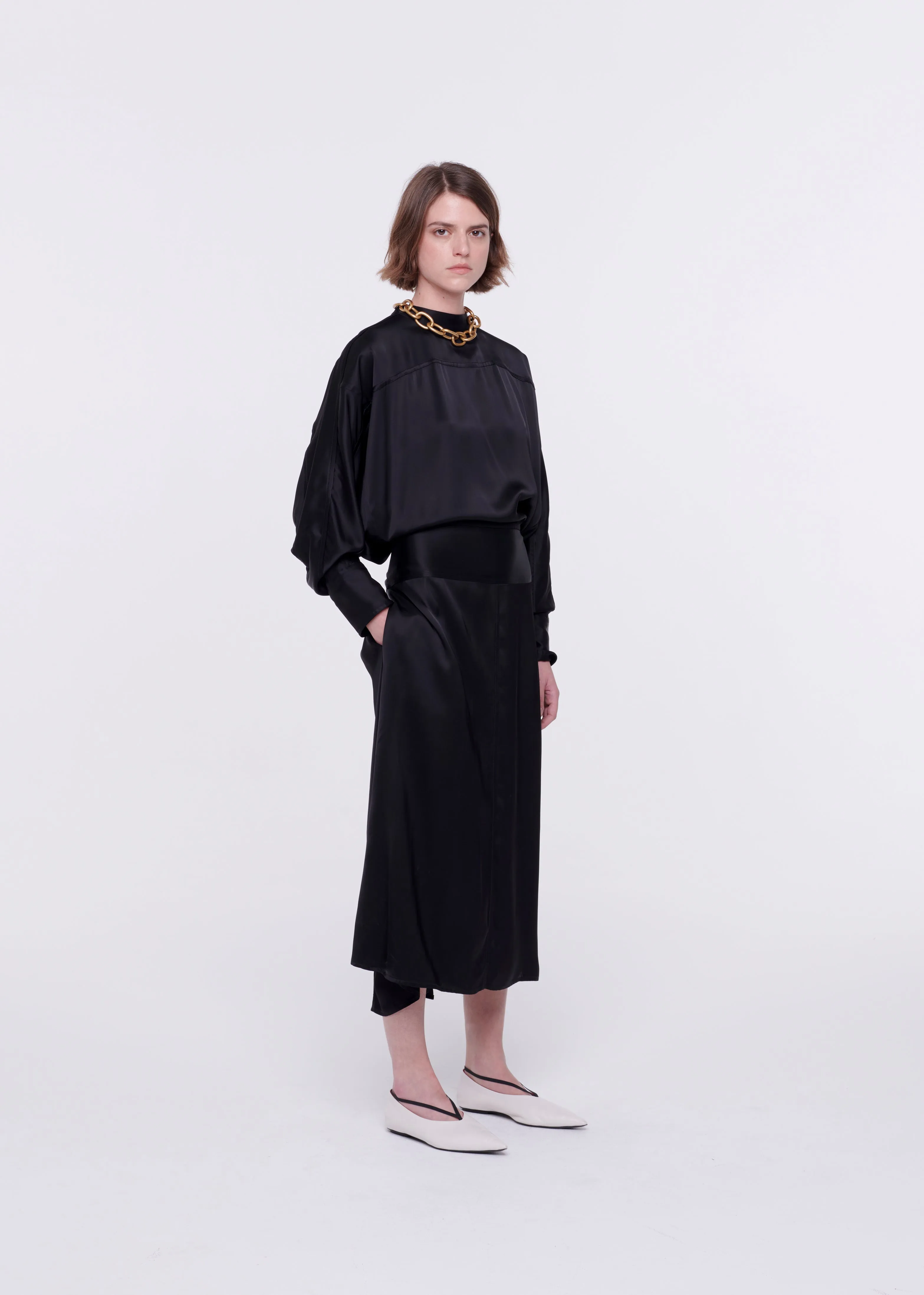 BUTTER LEATHER BALLET FLATS