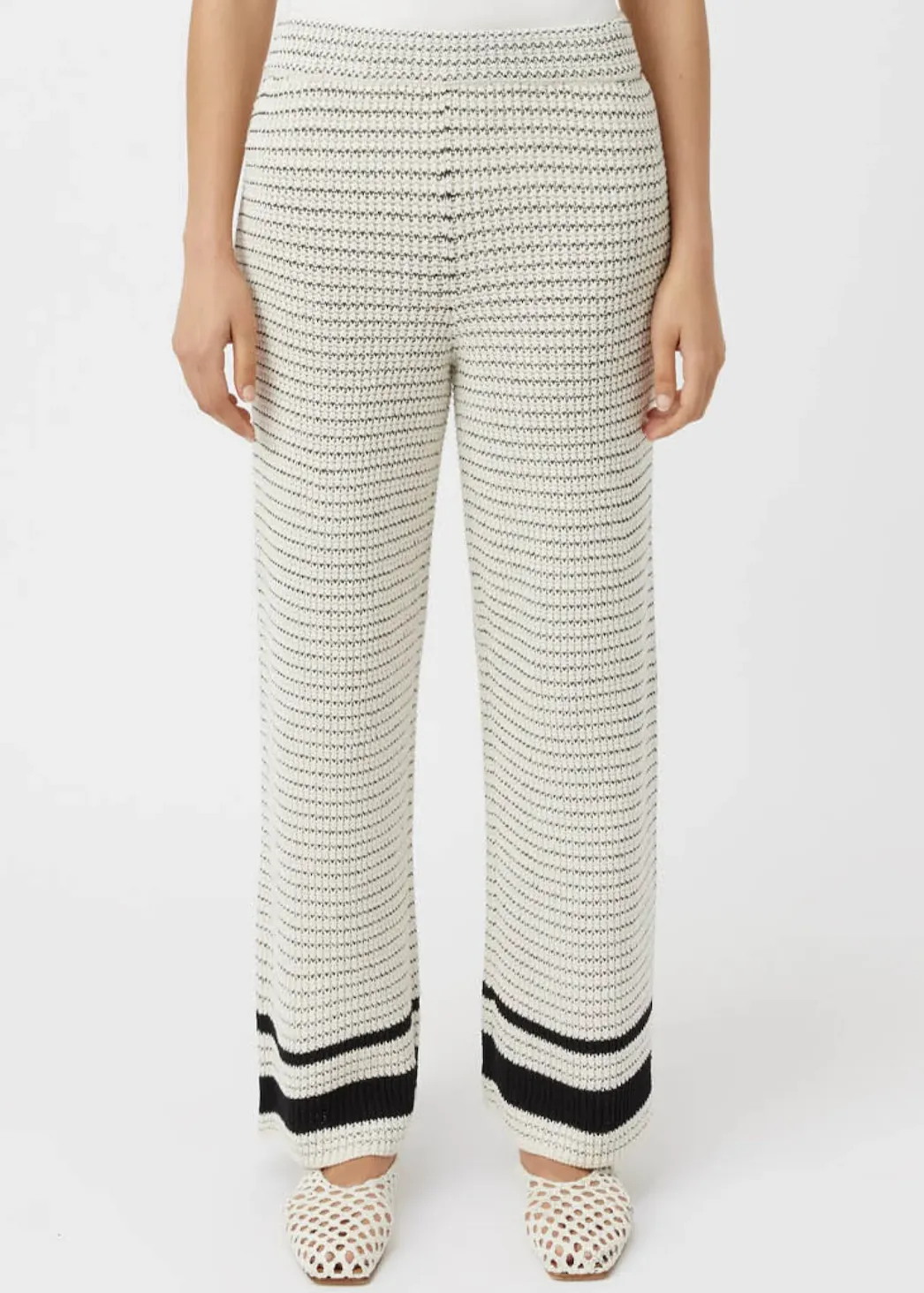 CAMILLA & MARC Reef Knit Pant - Cream/Black