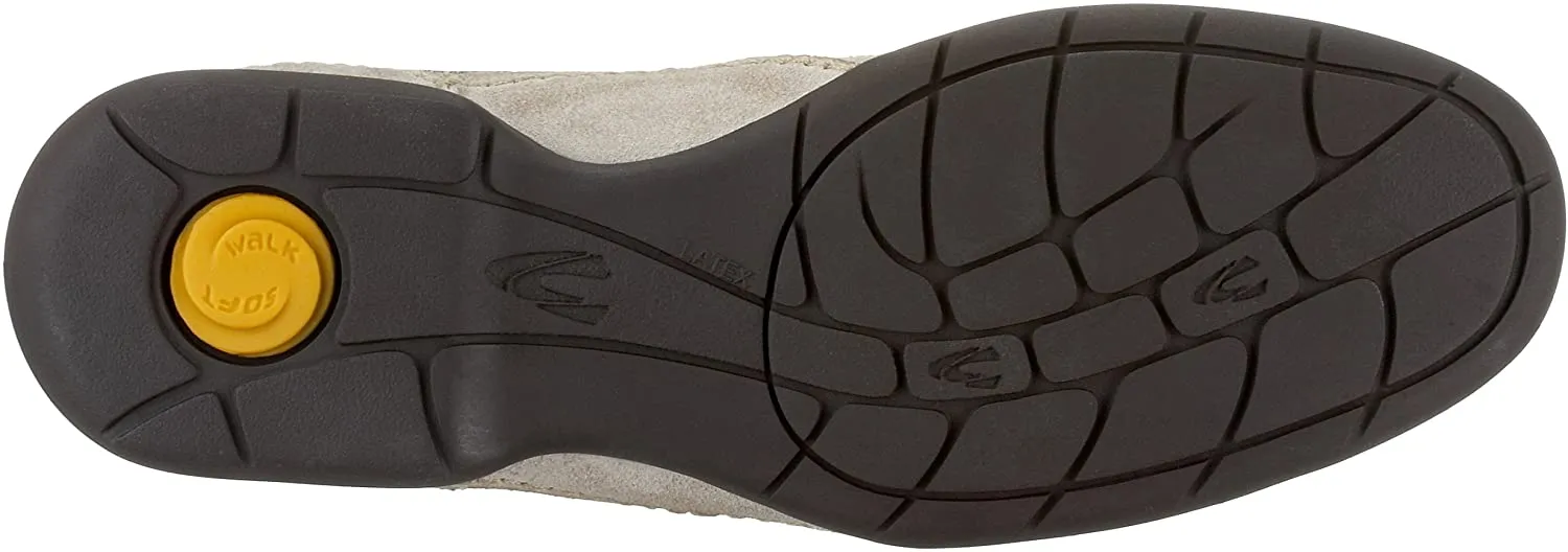 'Capri' women's lace-up sneaker - Stone beige