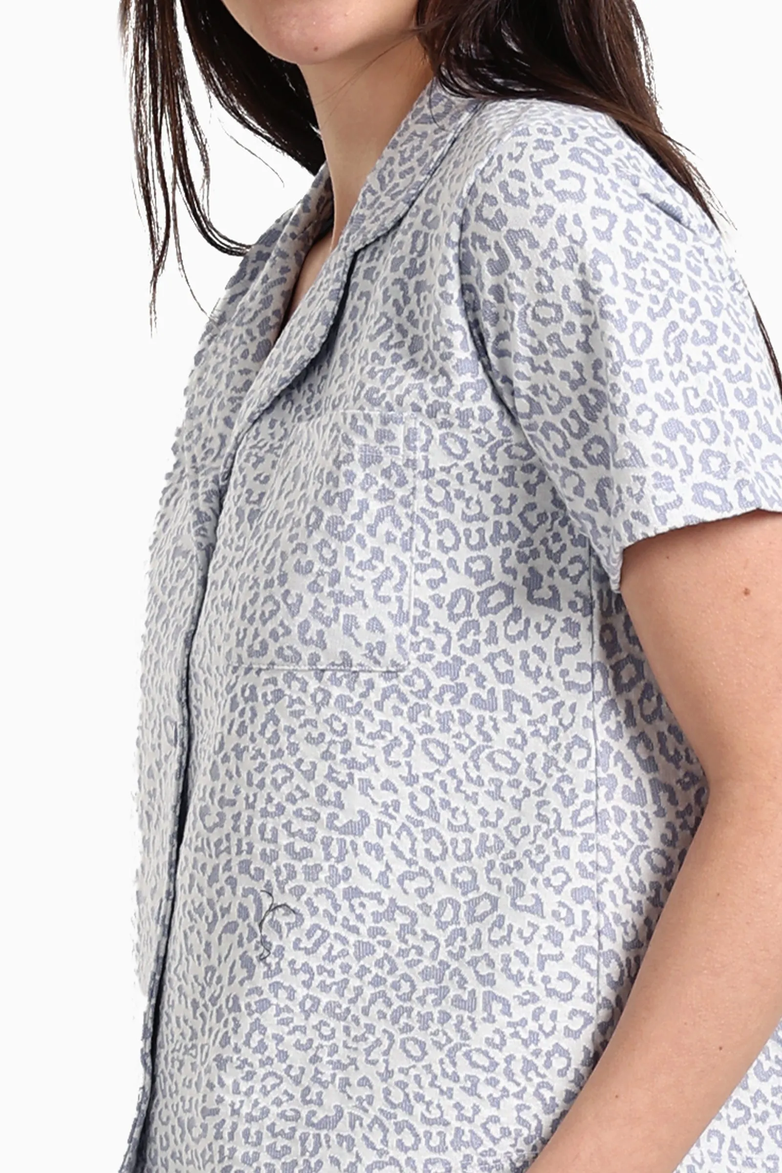 Chic Leopard Print Pyjama Set