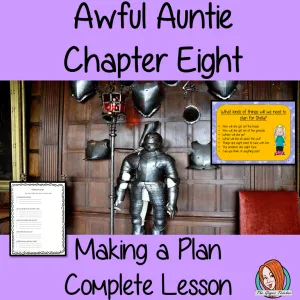 Complete Lesson on Writing a Plan, related to Awful Auntie by David Walliams