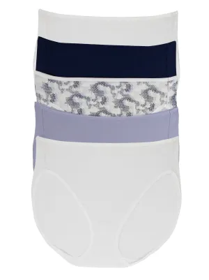 Cotton Modal Full Coverage Hi-Cut 5-Pack