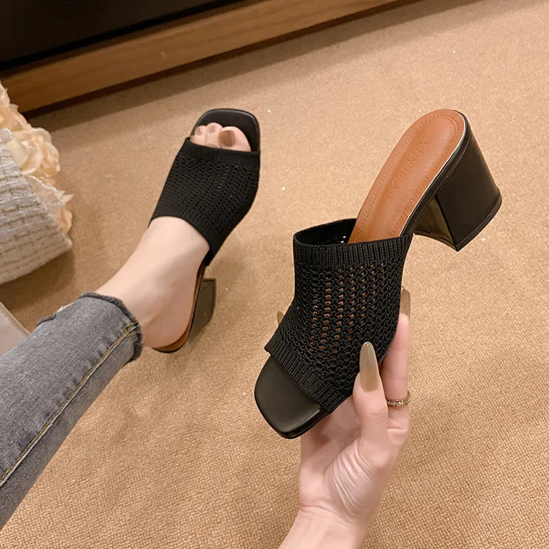 Cozy Chic Knit Heel