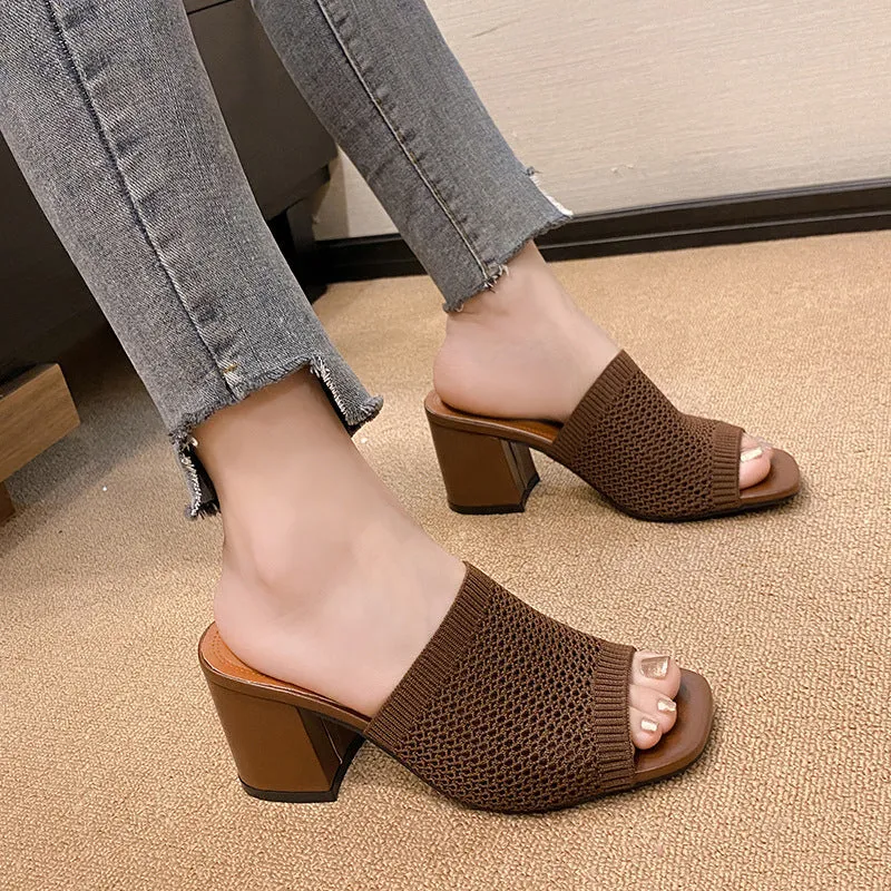 Cozy Chic Knit Heel