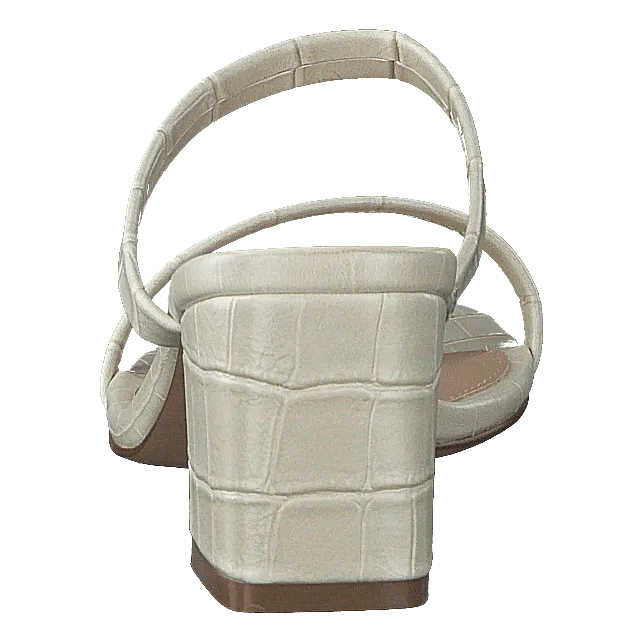 Croc Squared Strap Sandals Offwhite