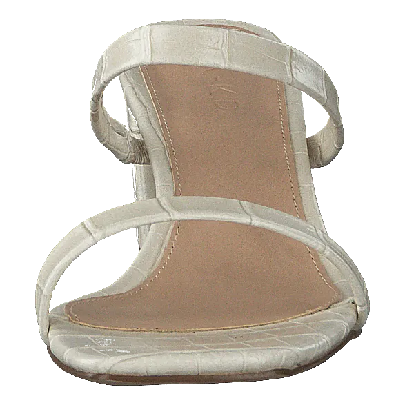 Croc Squared Strap Sandals Offwhite