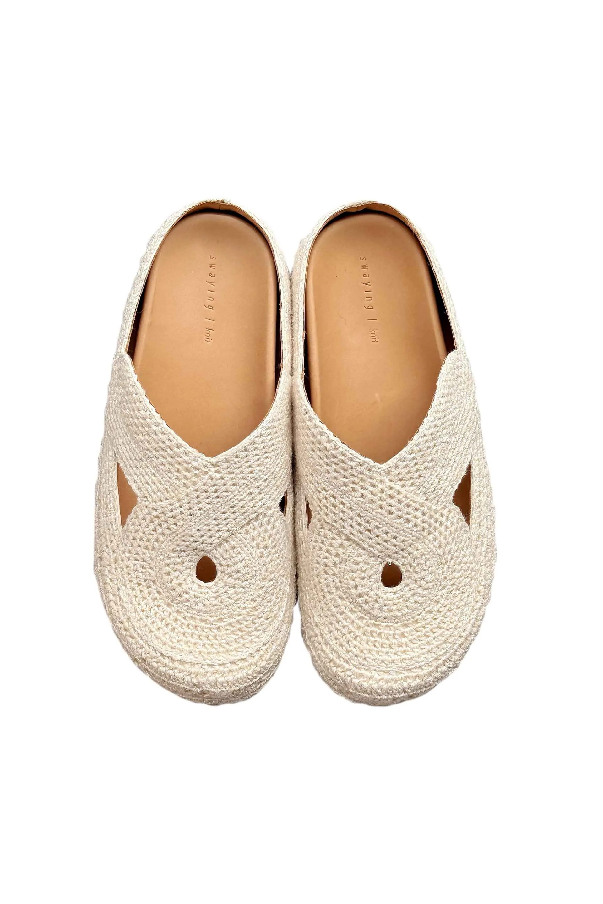 Crochet Sandal White