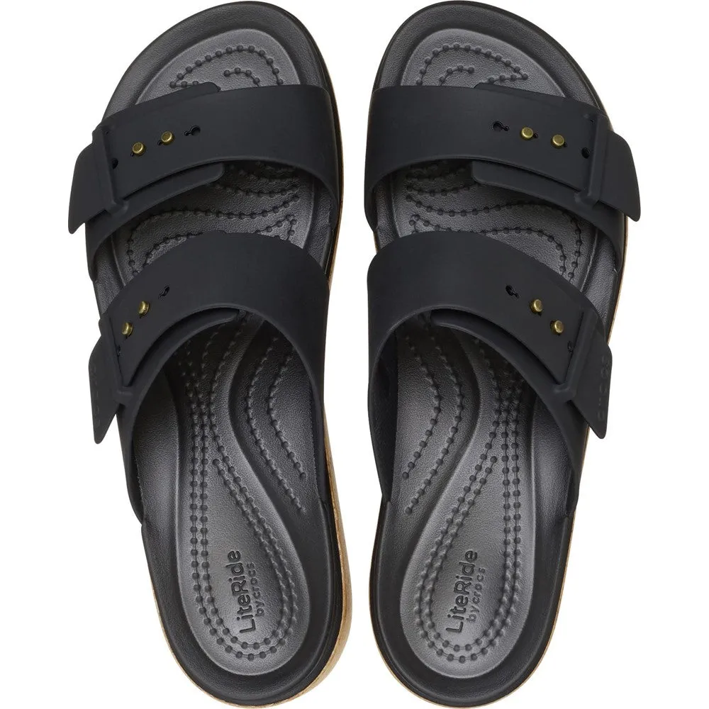 Crocs Brooklyn Buckle Low Wedge