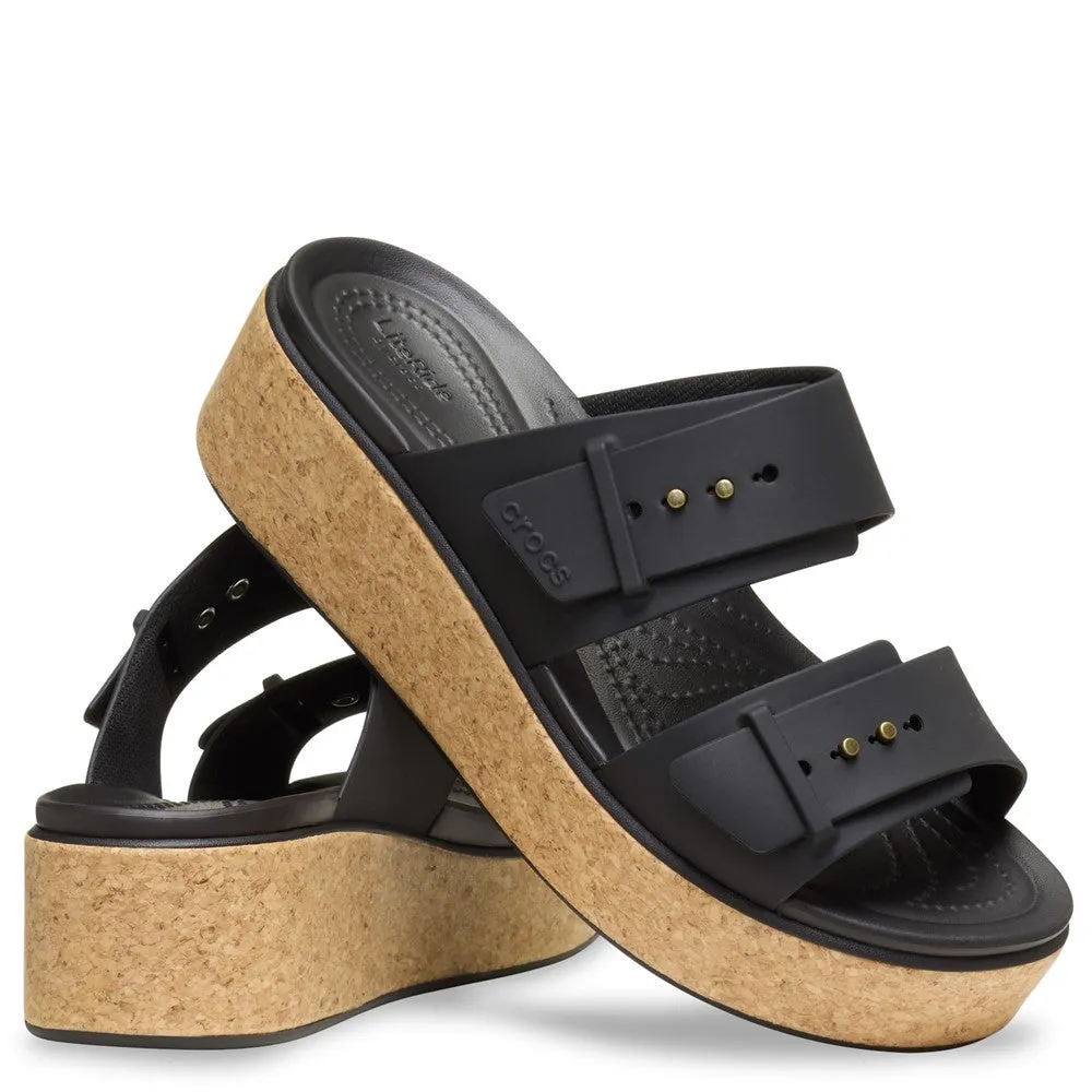 Crocs Brooklyn Buckle Low Wedge