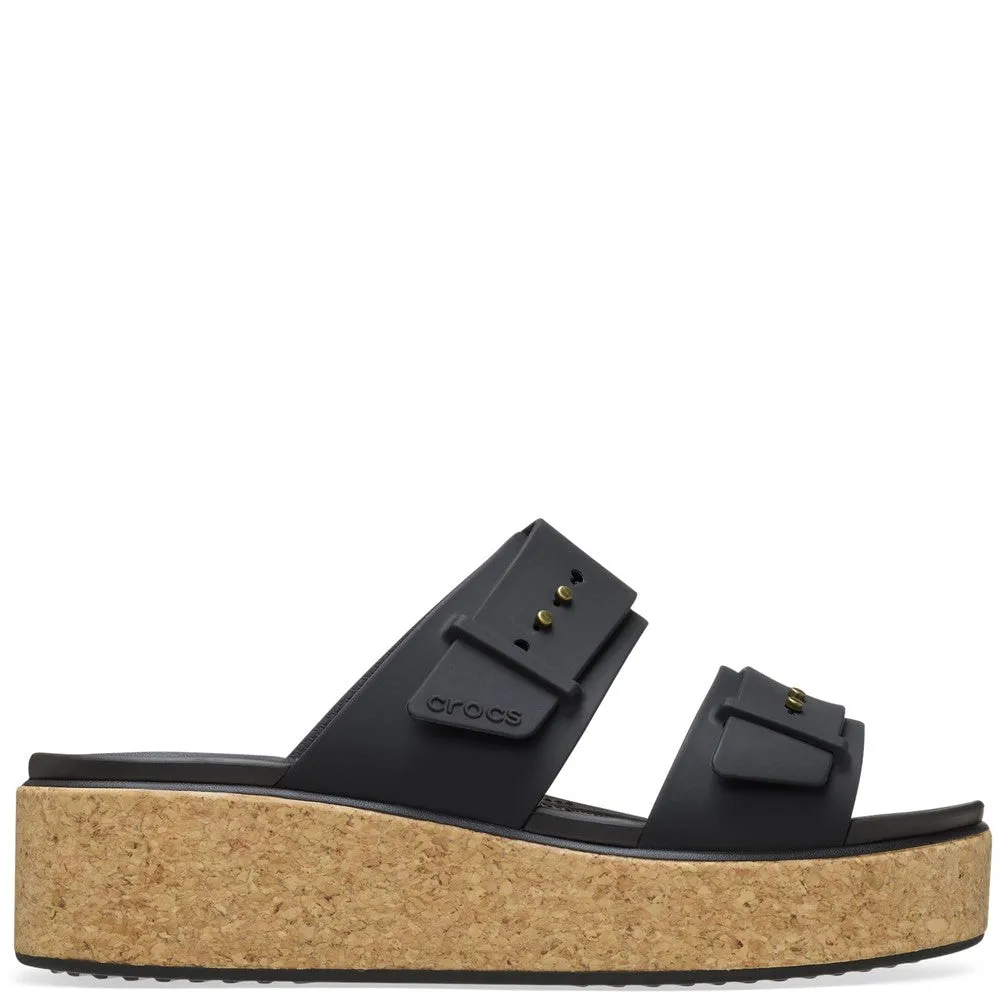 Crocs Brooklyn Buckle Low Wedge