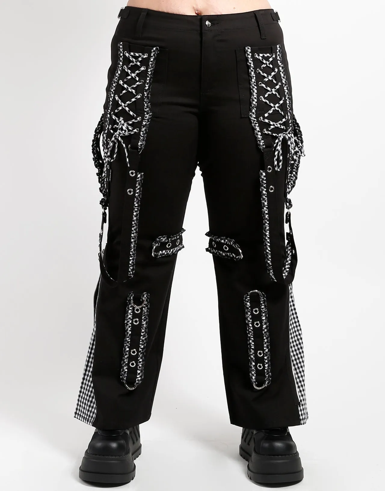 CURVE SOLID BO PEEP DARK STREET PANT WHITE