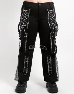 CURVE SOLID BO PEEP DARK STREET PANT WHITE