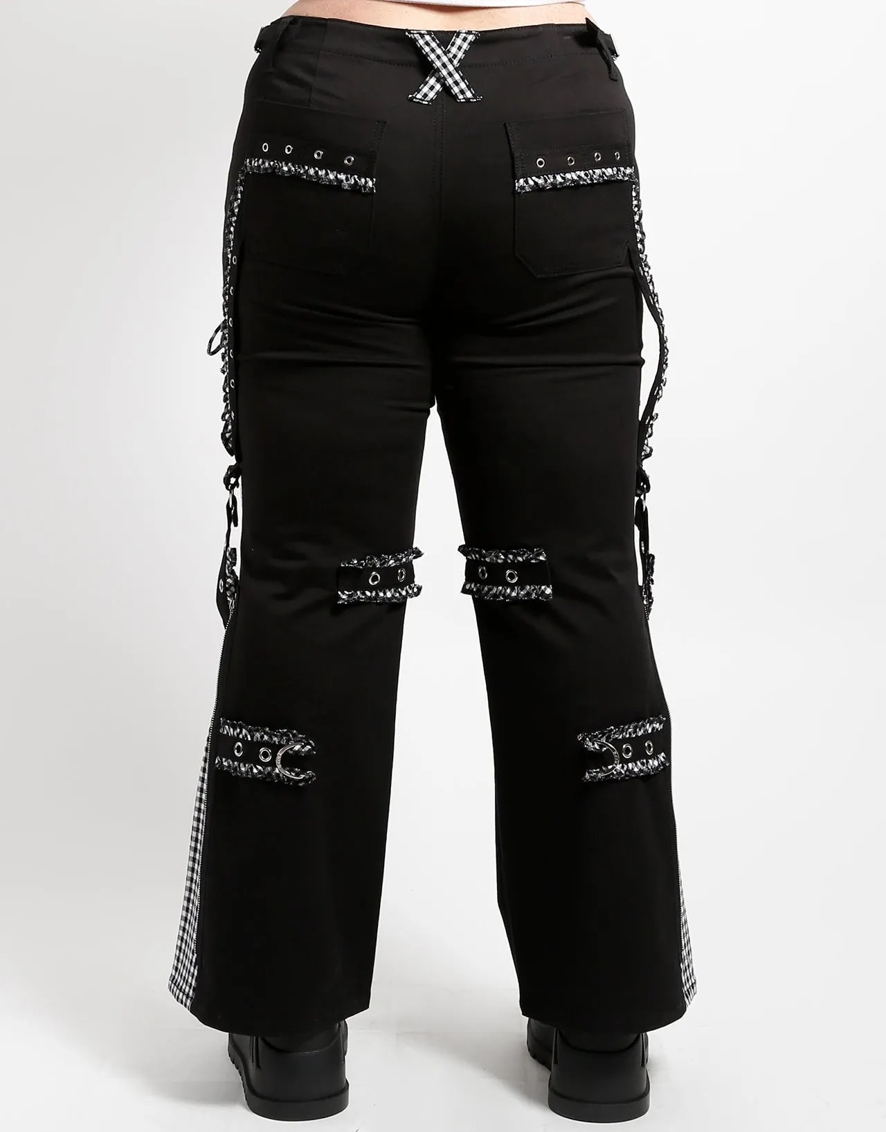 CURVE SOLID BO PEEP DARK STREET PANT WHITE