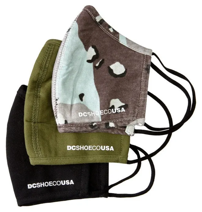 DC Mens Mechanic Face Mask - 3 pk