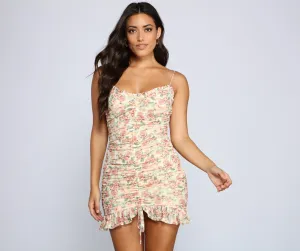 Dreamy And Chic Charming Floral Mini Dress