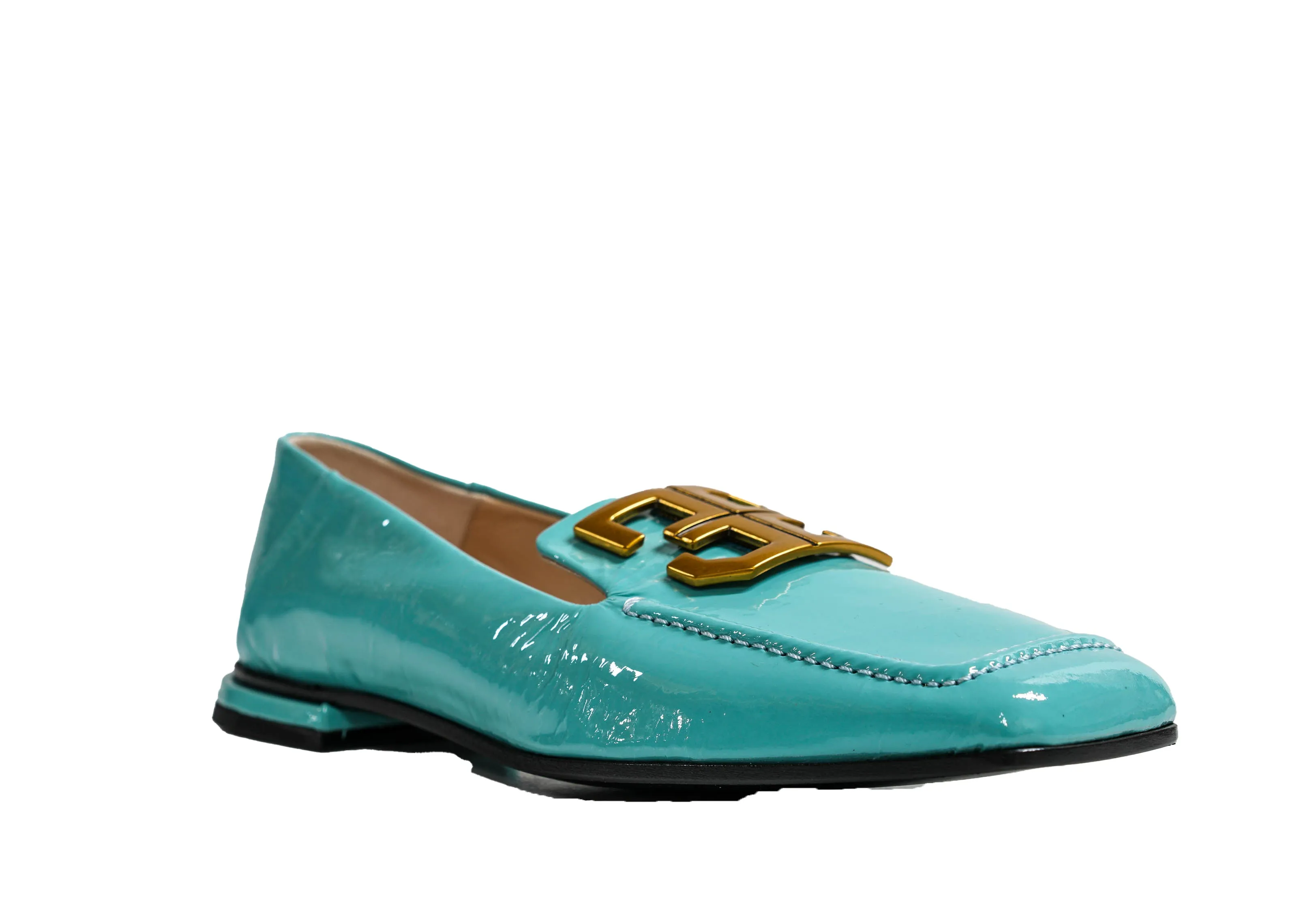 Fabi Women’s Aqua Leather Loafer FD7968B 50% OFF