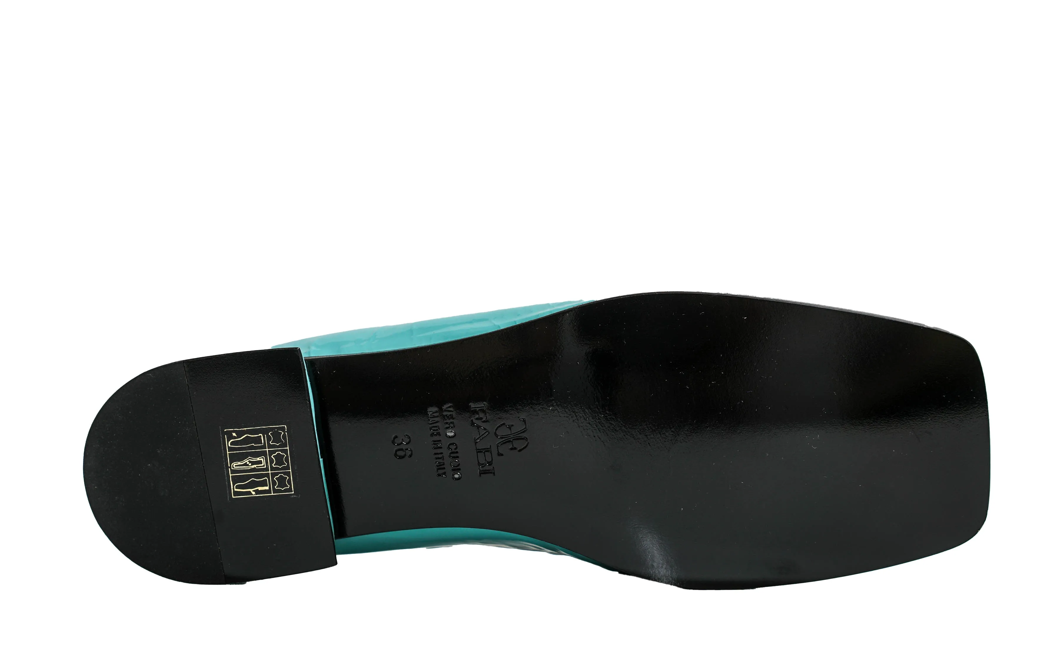 Fabi Women’s Aqua Leather Loafer FD7968B 50% OFF