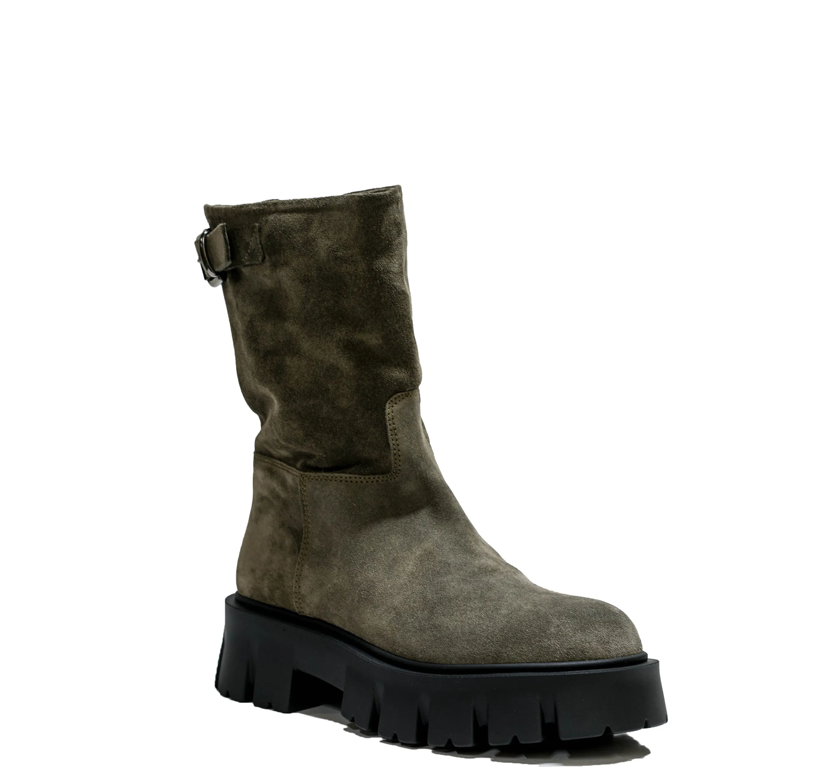 Fabio Rusconi Women's Suede Lead Ankle Boot Pamela1346 30% OFF