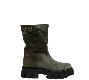Fabio Rusconi Women's Suede Lead Ankle Boot Pamela1346 30% OFF