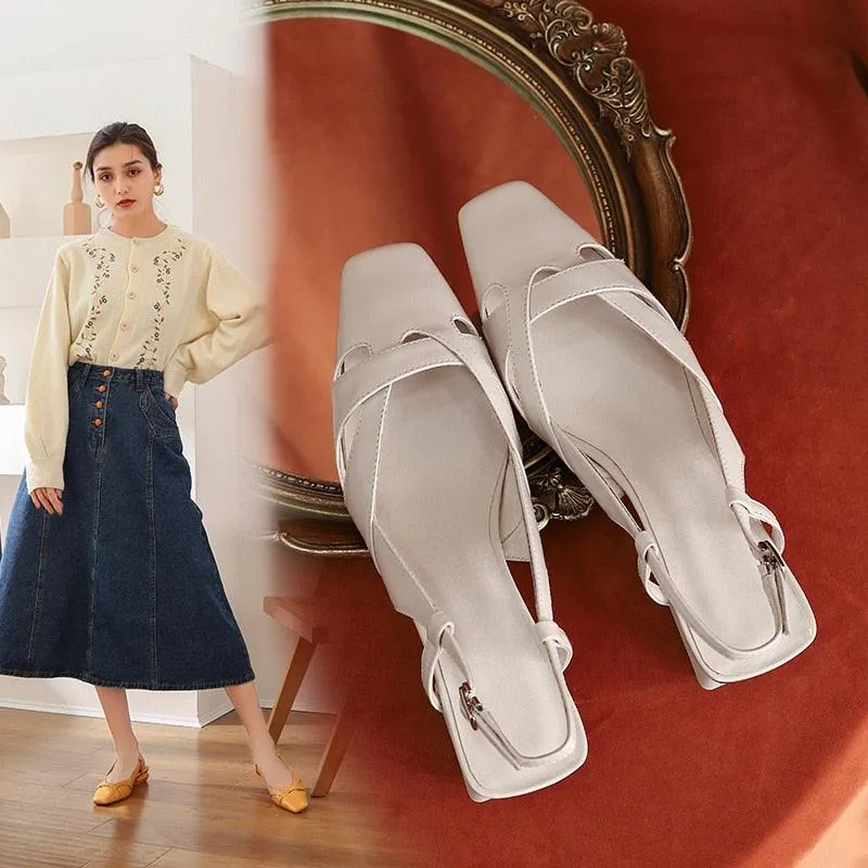 Fashion Casual Women Genuine Leather Sandals