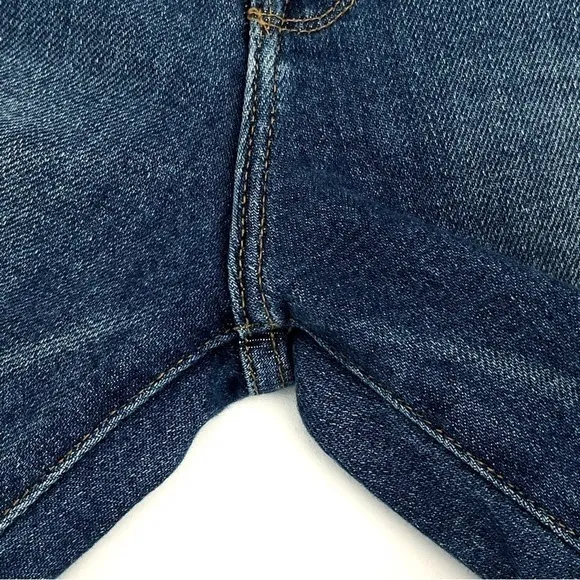 Frame Ali High Rise Skinny in Juniper Medium Wash Mid Rise Jeans Denim Size 25