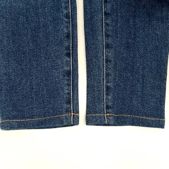 Frame Ali High Rise Skinny in Juniper Medium Wash Mid Rise Jeans Denim Size 25